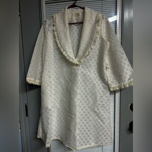 Miss Elaine Ivory Lace Jacket